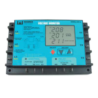 Wagner Three Phase Motor Protector w/ Voltmeter/Timer/Relay
